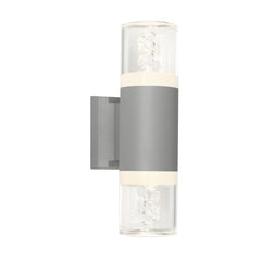 Calgary Up/Down LED Wall Light Silver