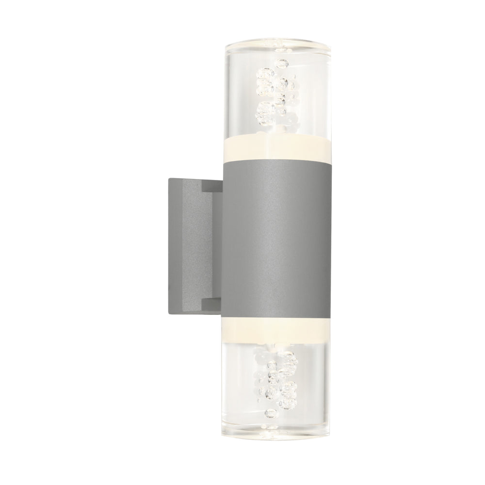 Calgary Up/Down LED Wall Light Silver