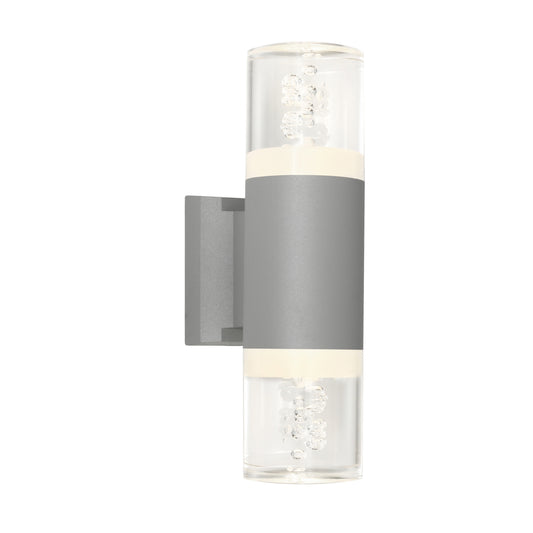 Calgary Up/Down LED Wall Light Silver