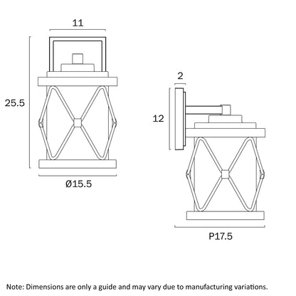 Capstan 25 Exterior Wall Light