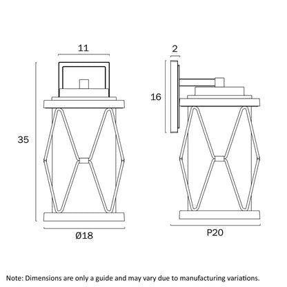 Capstan 35 Exterior Wall Light