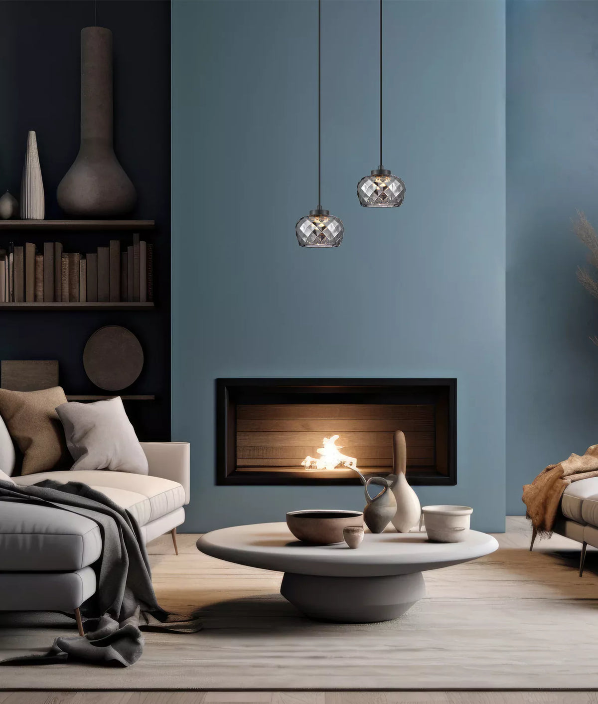 Caramelle Smoked LED Pendant