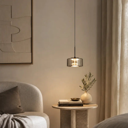 Cedro 1LT Smoked LED Pendant