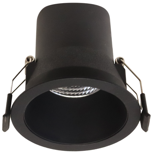 Coolum Plus 6w LED Downlight Black