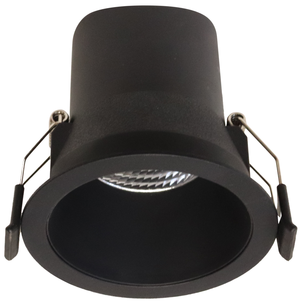 Coolum Plus 9w LED Downlight Black