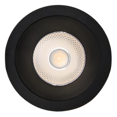 Coolum Plus 9w LED Downlight Black