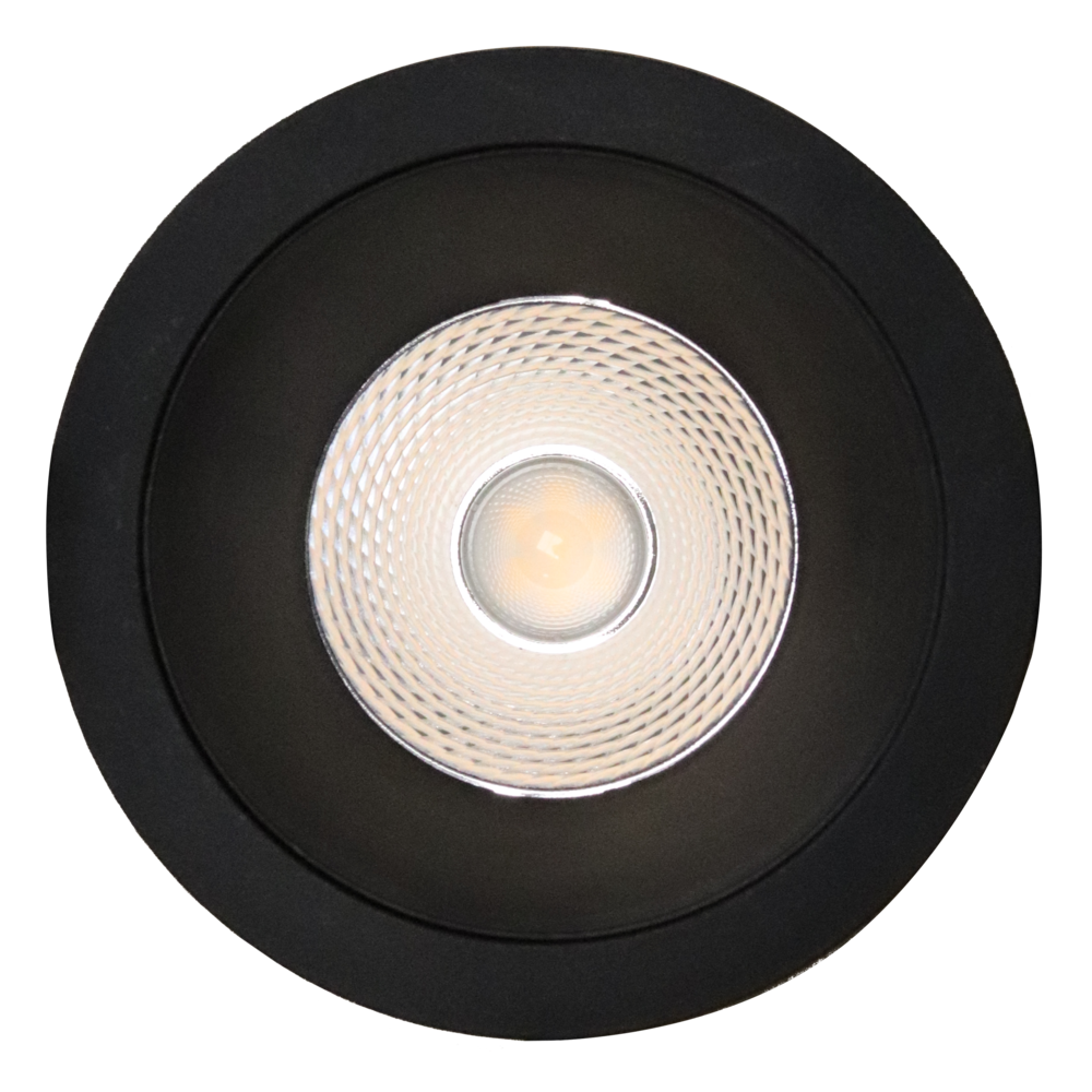 Coolum Plus 9w LED Downlight Black