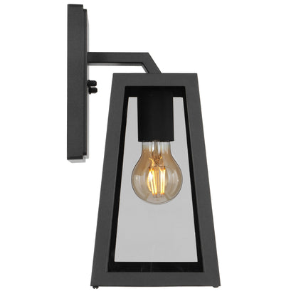 Cosca 180 Exterior Wall Light Black