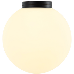 Crest Opal Orb Wall Light Black