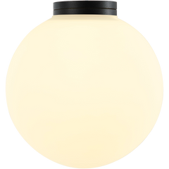 Crest Opal Orb Wall Light Black