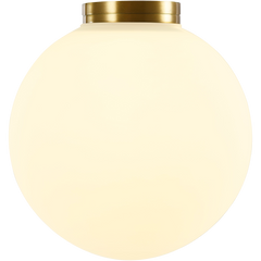 Crest Opal Orb Wall Light Brass