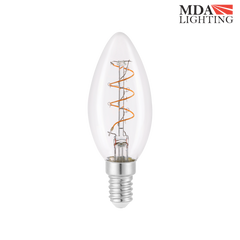 Ember 3w LED Filament Candle Globe