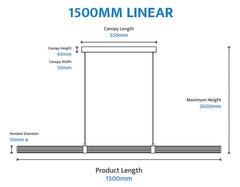 Charm Linear Pendant Light