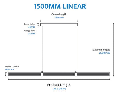 Charm Linear Pendant Light