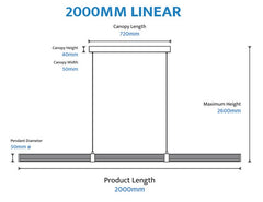 Charm Linear Pendant Light