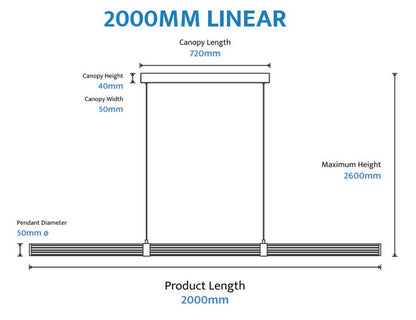 Charm Linear Pendant Light