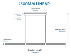 Charm Linear Pendant Light