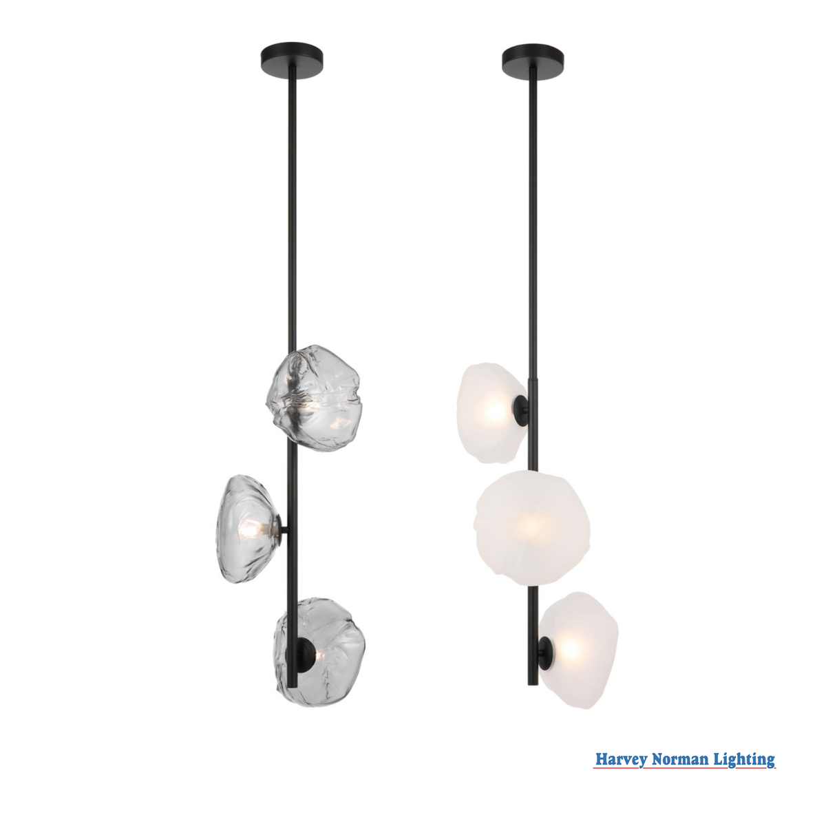 Zecca 3 Light Vertical Pendant