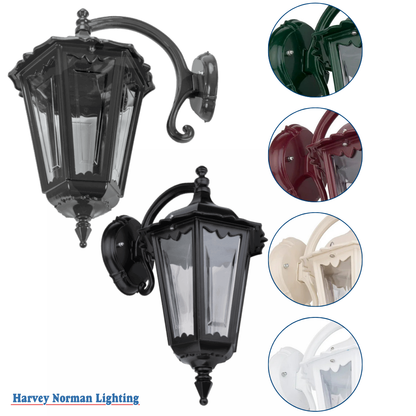 Chester Curved Arm Downward Exterior Coach Light