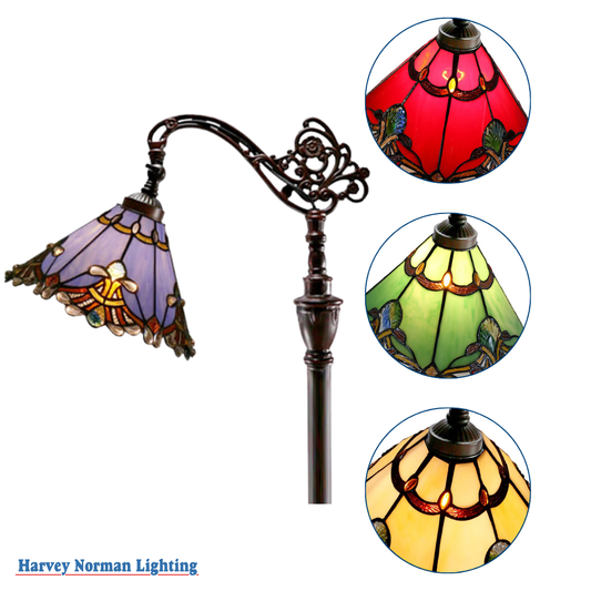 Benita Edwardian Tiffany Floor Lamp