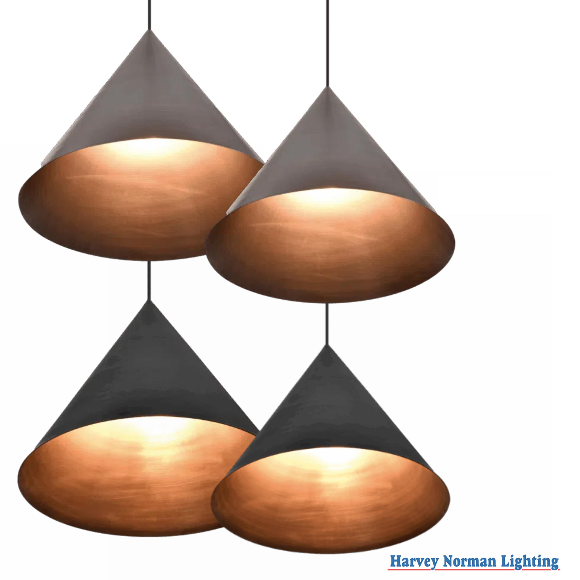 Coda Conical Brass Pendant