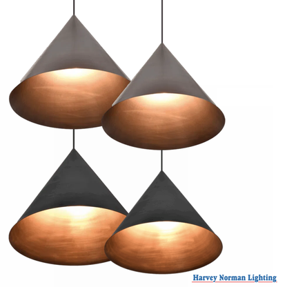 Coda Conical Brass Pendant