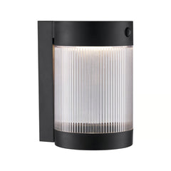 Coupar Solar Wall light Black