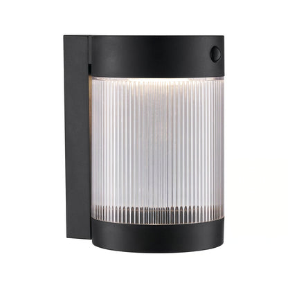Coupar Solar Wall light Black