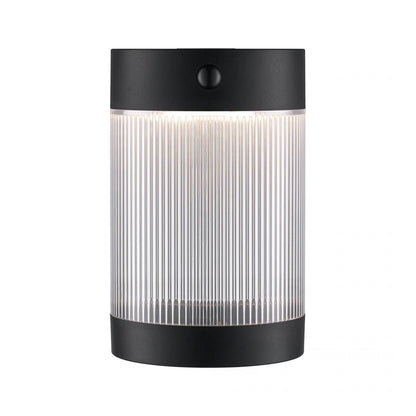 Coupar Solar Wall light Black