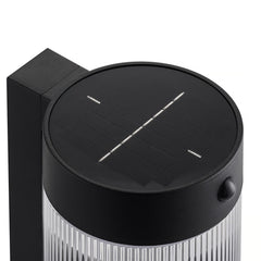 Coupar Solar Wall light Black