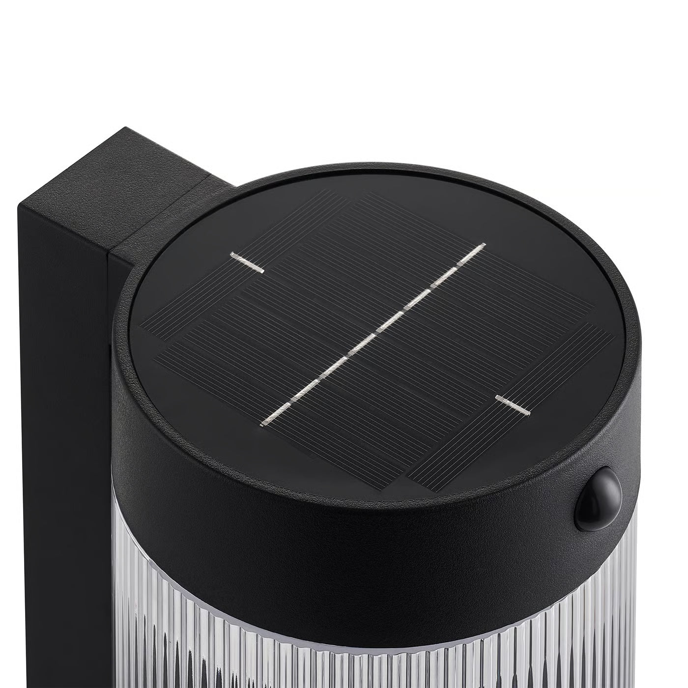 Coupar Solar Wall light Black