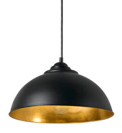 Newport 34cm Pendant Black/Gold