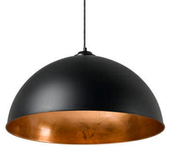Newport 50cm Pendant Black/Copper
