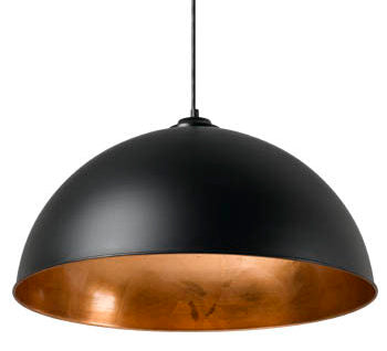 Newport 50cm Pendant Black/Copper