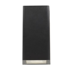 Dash LED Exterior Up/Down Wall Light Black