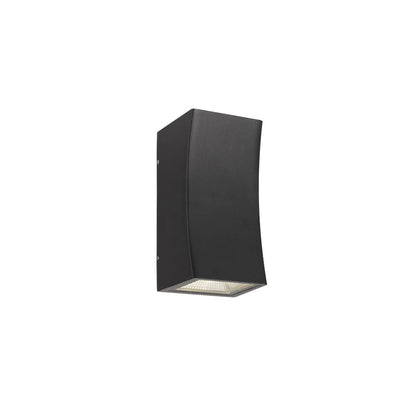 Dash LED Exterior Up/Down Wall Light Black