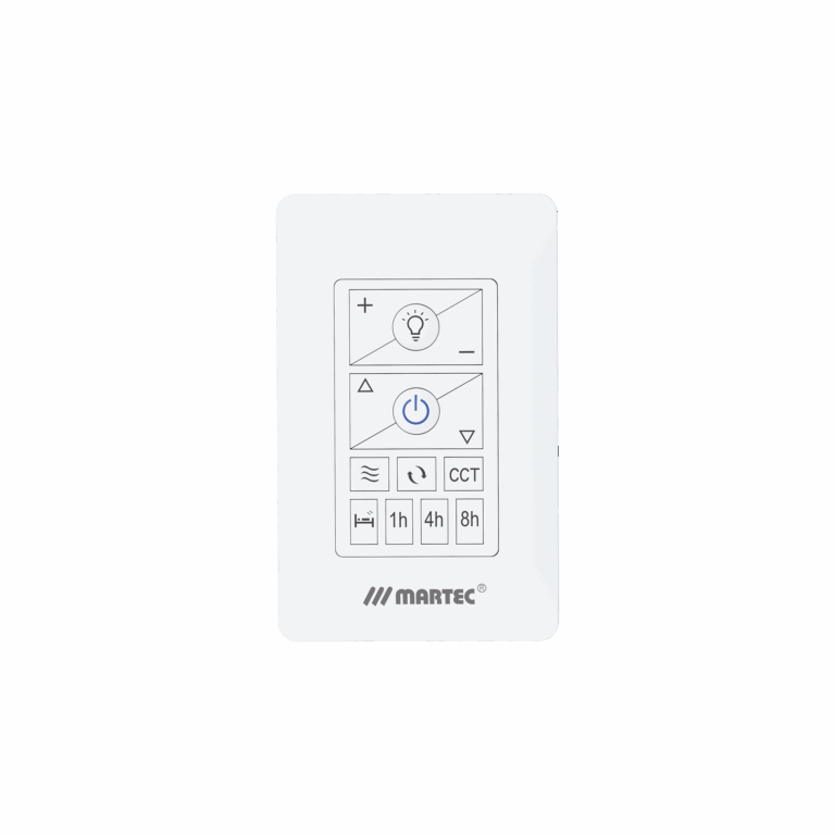 WIFI DC Wall Control to suit all MARTEC DC WIFI, Quantum DC & Zorro DC ceiling fans