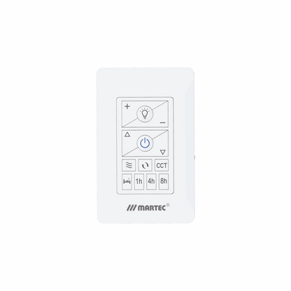 WIFI DC Wall Control to suit all MARTEC DC WIFI, Quantum DC & Zorro DC ceiling fans