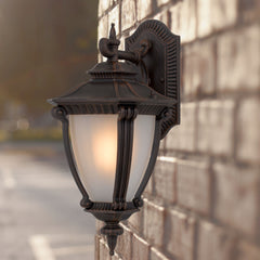 Delfino Exterior Wall Light Bronze