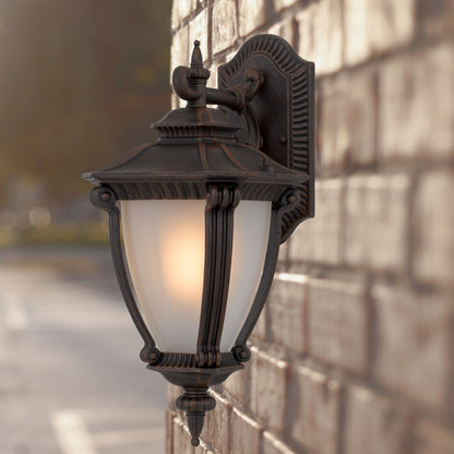 Delfino Exterior Wall Light Bronze