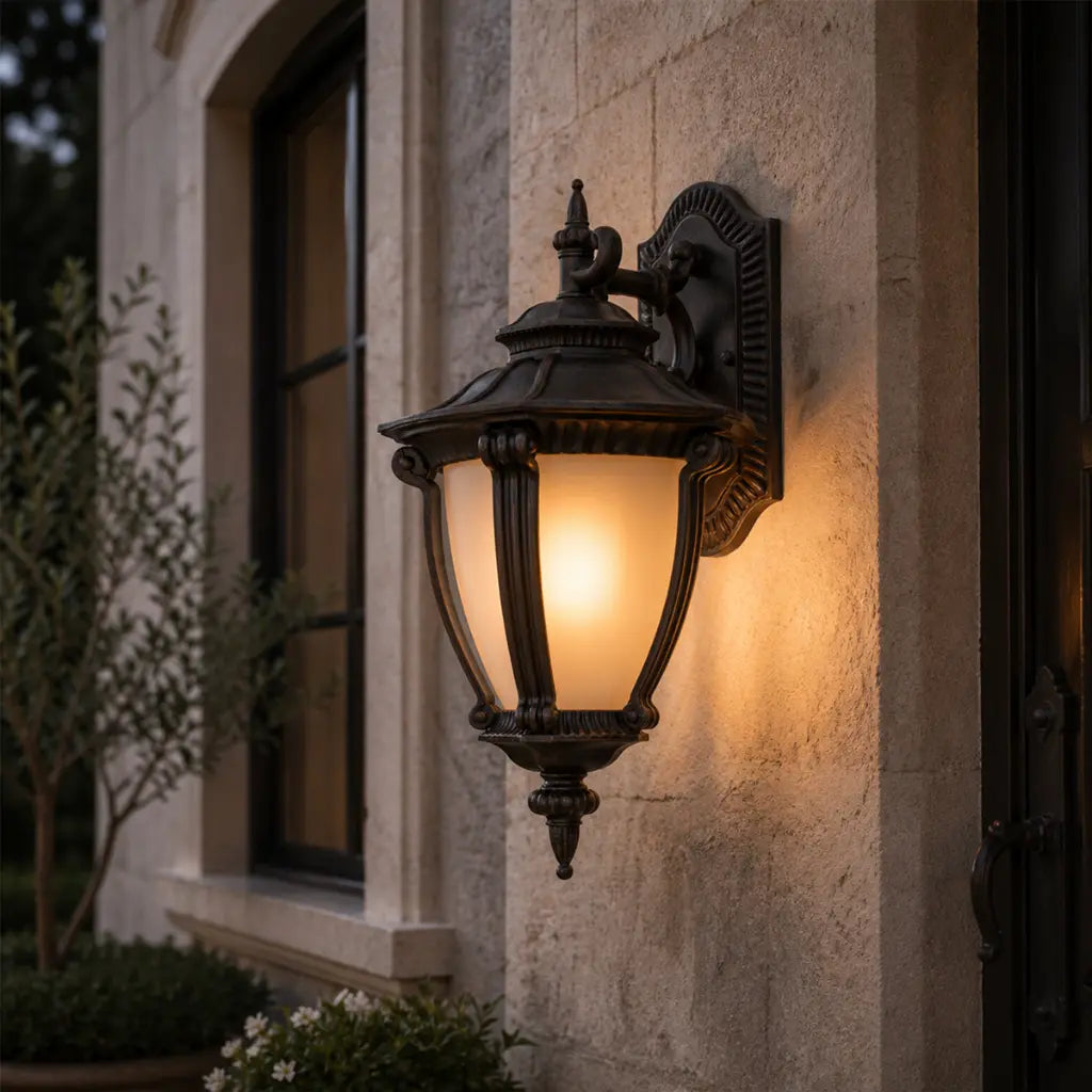 Delfino Exterior Wall Light Bronze