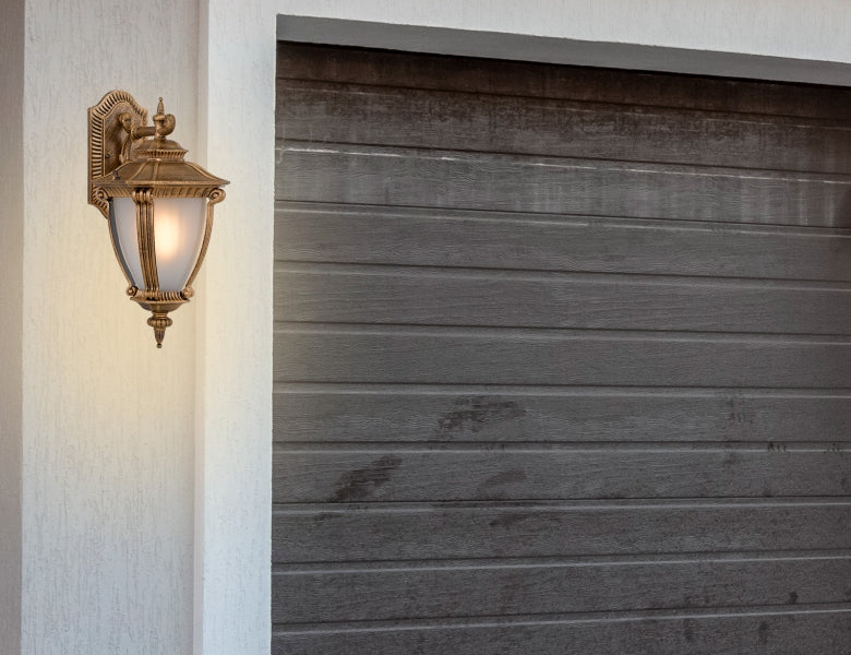 Delfino Exterior Wall Light Gold