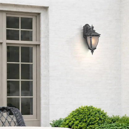 Delfino Exterior Wall Light Silver