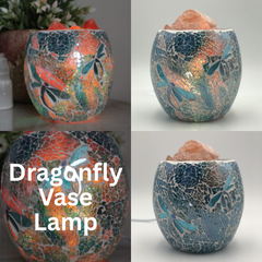 Mosaic Vase Salt Lamps
