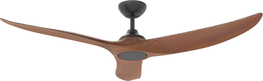 Evolve 48" DC Ceiling Fan Black & Koa