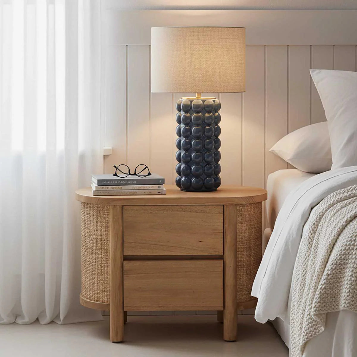 Condotti Ceramic Table Lamp & Shade