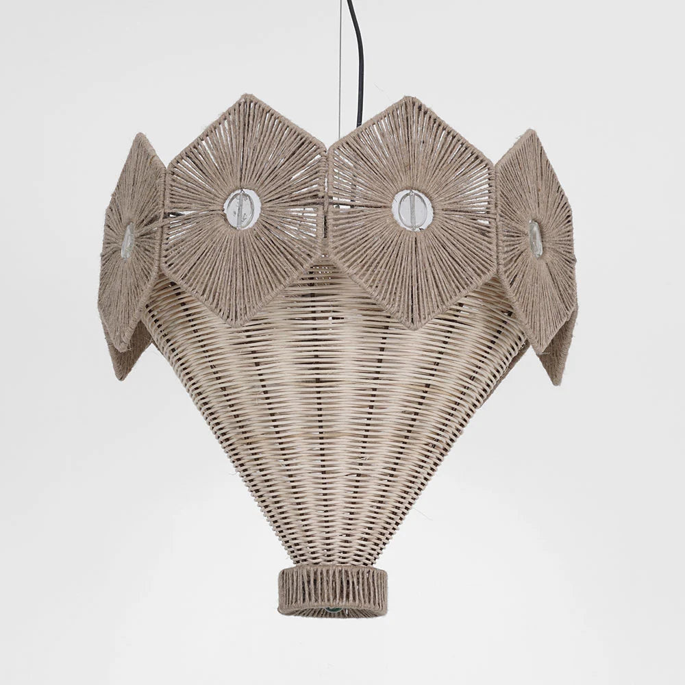Havana Rattan & Jute Pendant