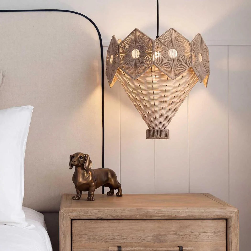 Havana Rattan & Jute Pendant