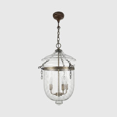 Bell Jar Brass Pendant