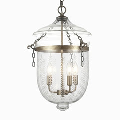 Bell Jar Brass Pendant